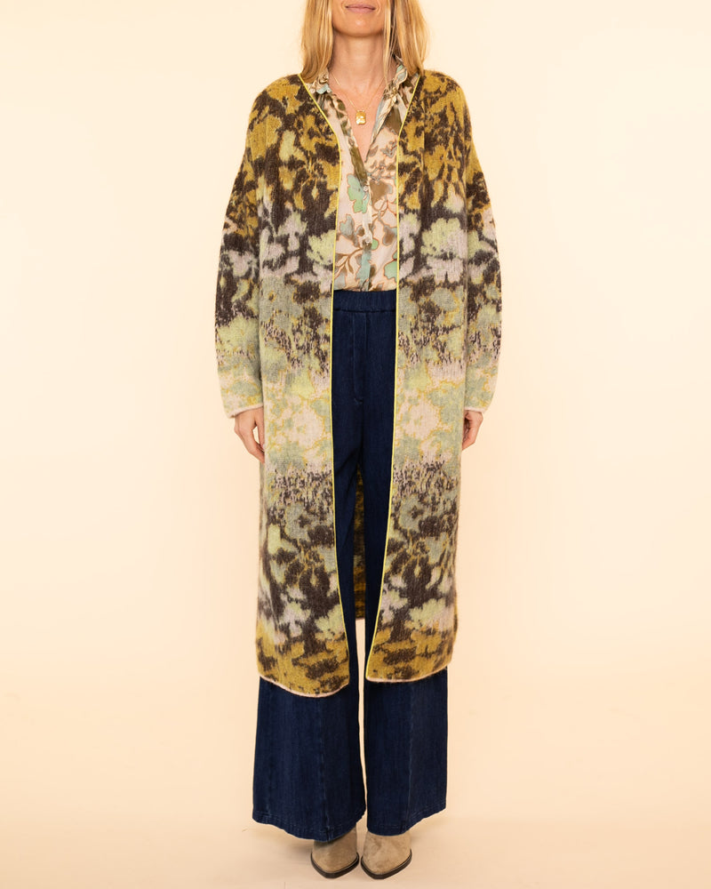 Bloom Mist Jacquard Coat | Garden