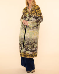 Bloom Mist Jacquard Coat | Garden