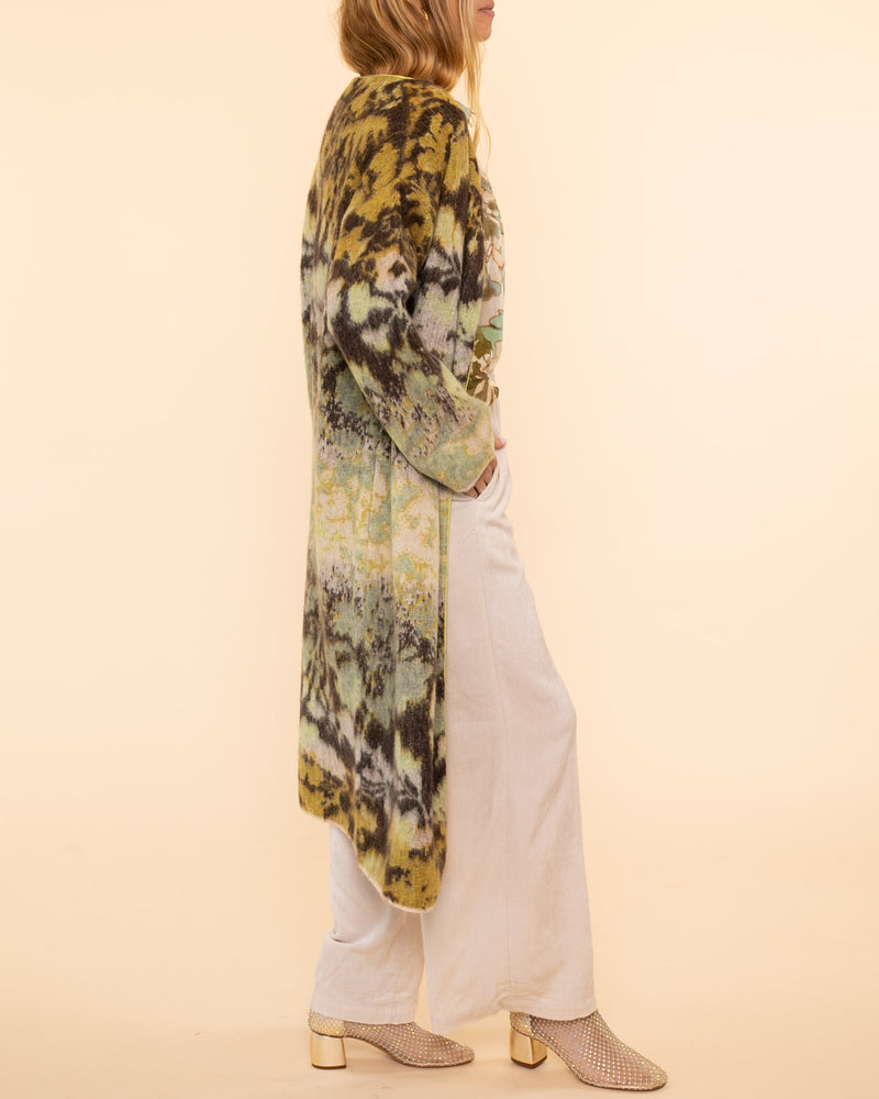 Bloom Mist Jacquard Coat | Garden