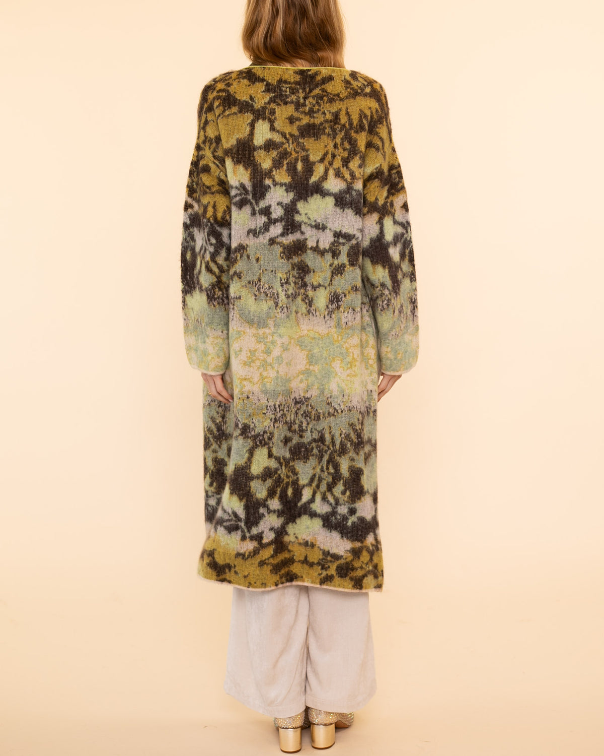 Bloom Mist Jacquard Coat | Garden