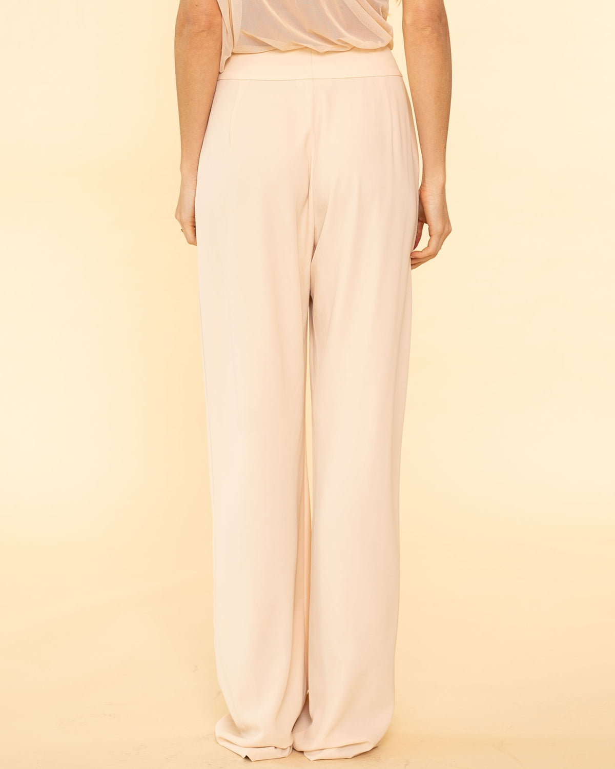 Double Pleated Trouser | Bisque