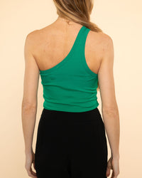 Ribbed One-Shoulder Top | Paradise