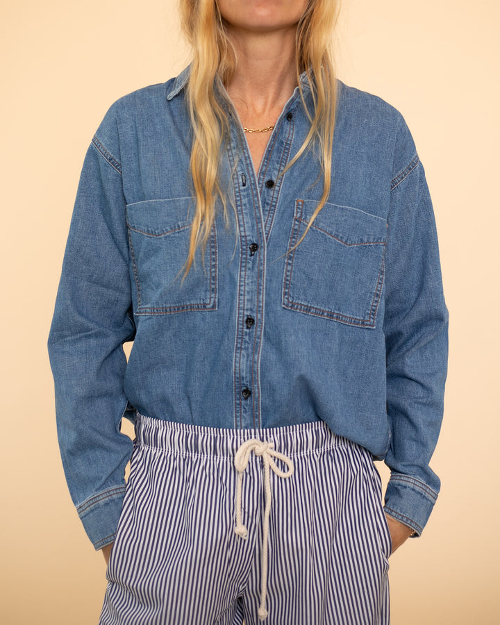 Oversized Denim Shirt | Palm Canyon