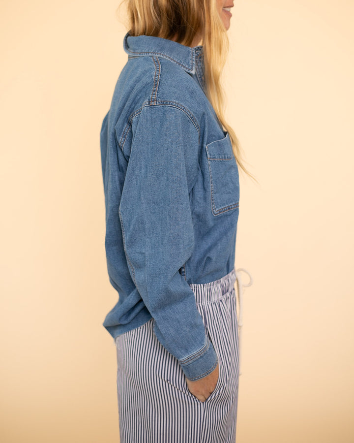 Oversized Denim Shirt | Palm Canyon