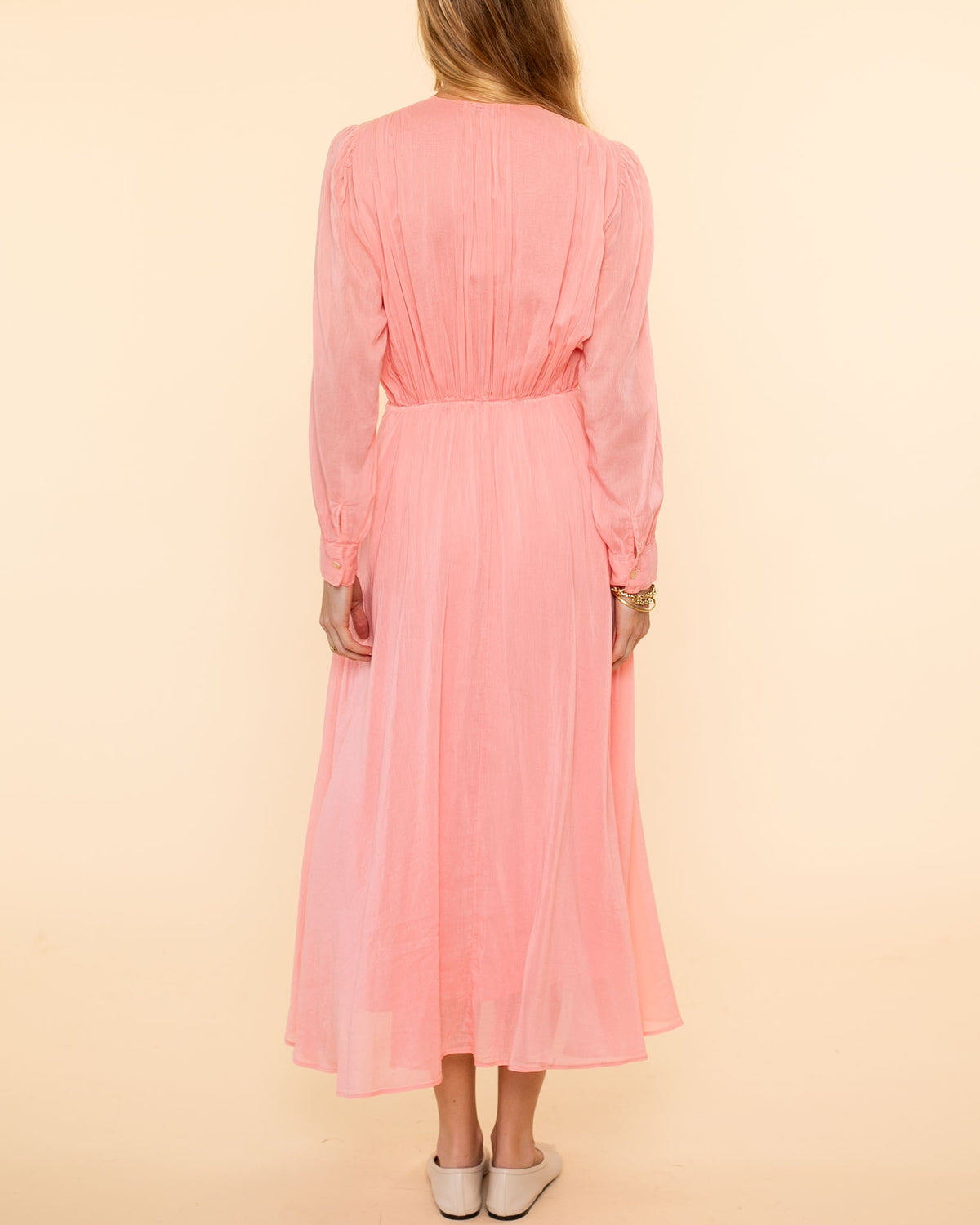 Essential Co/se Voile Dress | Pamplemousse