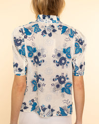 Winnie Blue China Panel Shirt | Blue Royal