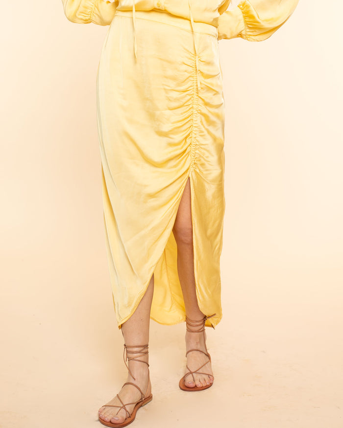 Pretoria Midi Skirt | Marigold