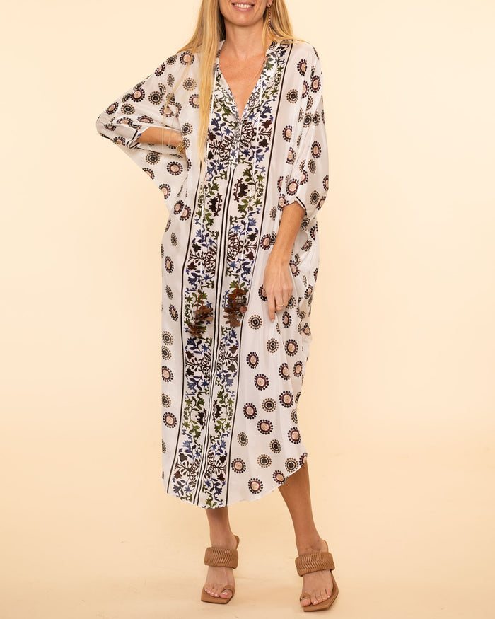 Elea Tunic | Multi Sepia Floral