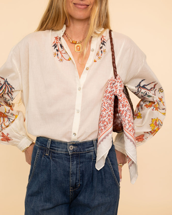 Poet Lily Valley Blouse | Ivory Sun