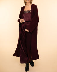 Cedar Slouchy Duster | Bordeaux