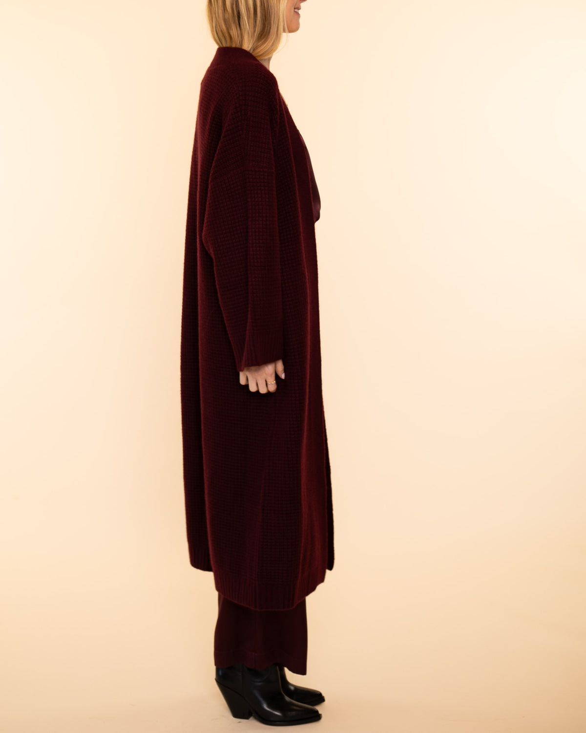 Cedar Slouchy Duster | Bordeaux