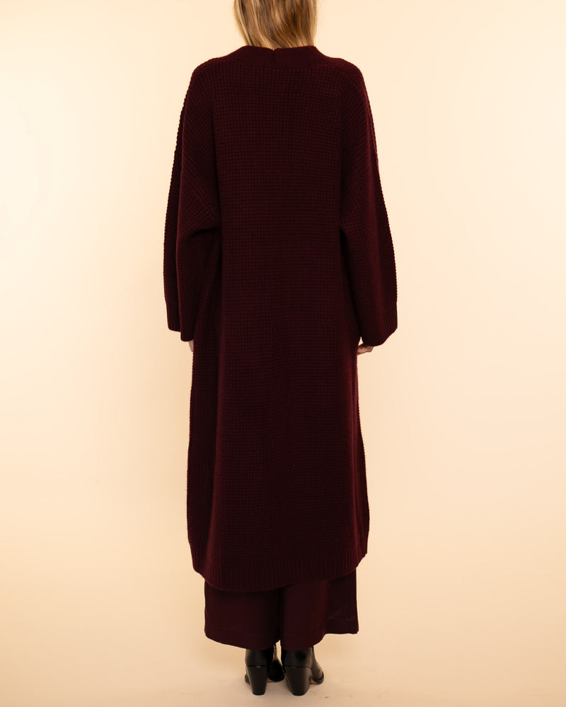 Cedar Slouchy Duster | Bordeaux