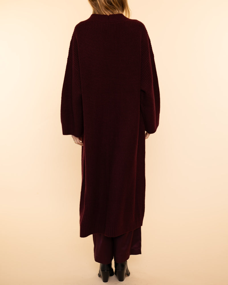 Cedar Slouchy Duster | Bordeaux