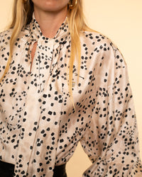 Illustration Billow Blouse | Dalmatian Dot