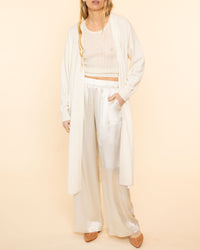 Sybil Cashmere Duster | Gardenia