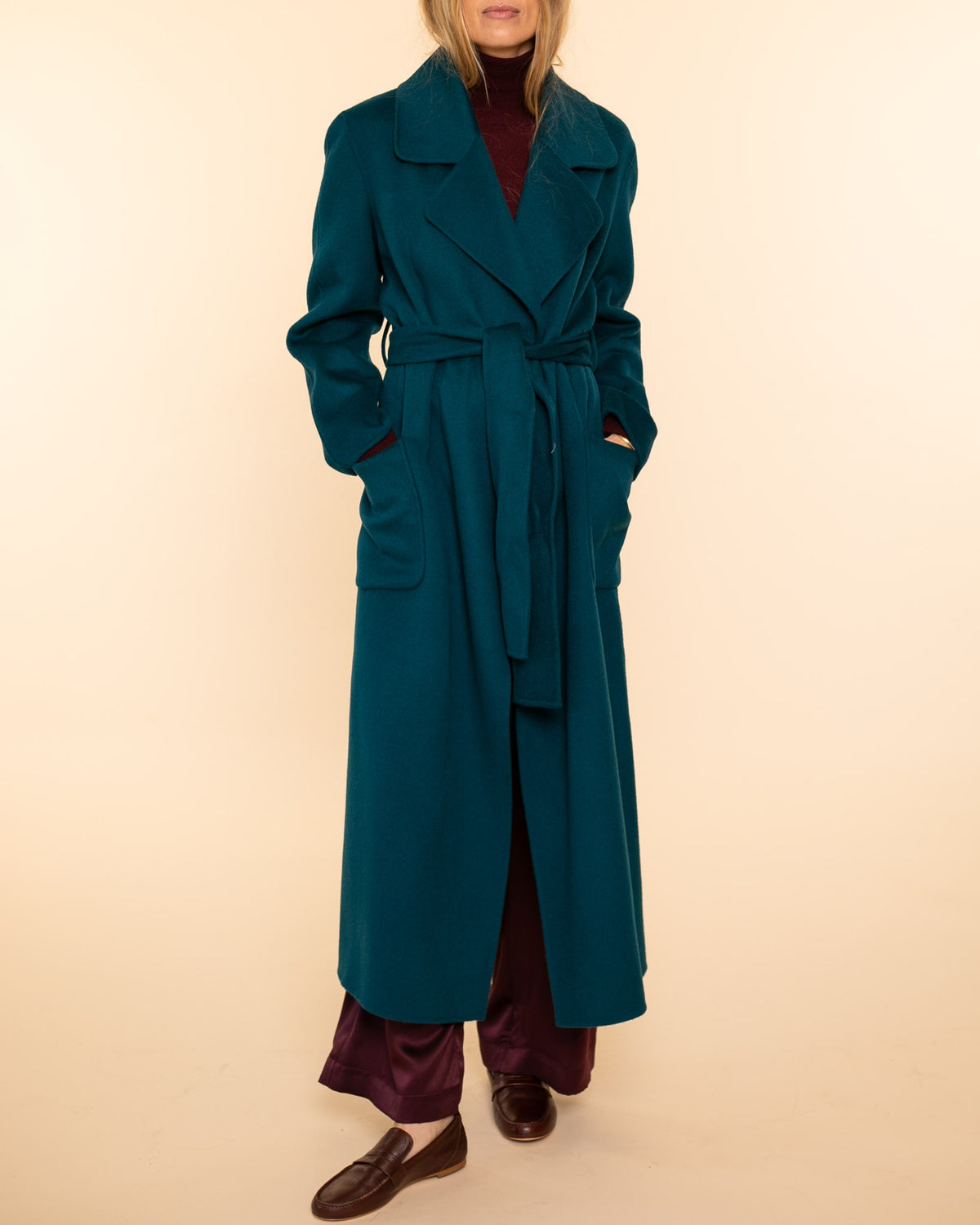 Coat | Dark Peacock