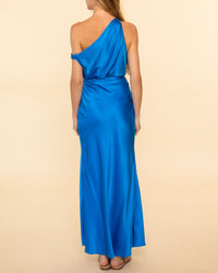 Asymmetrical Cowl Wrap Dress | Azul