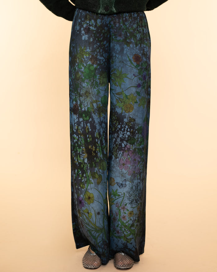 Work of Art Silk Palazzo Pants | Fiume