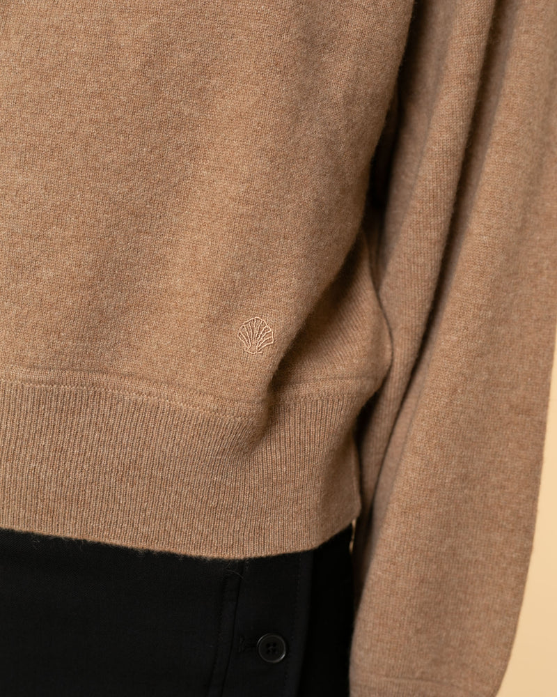 Pemba Cashmere Sweater | Sand Melange