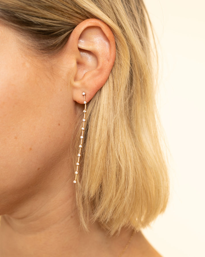 Rain Drip Earrings | Yellow Gold