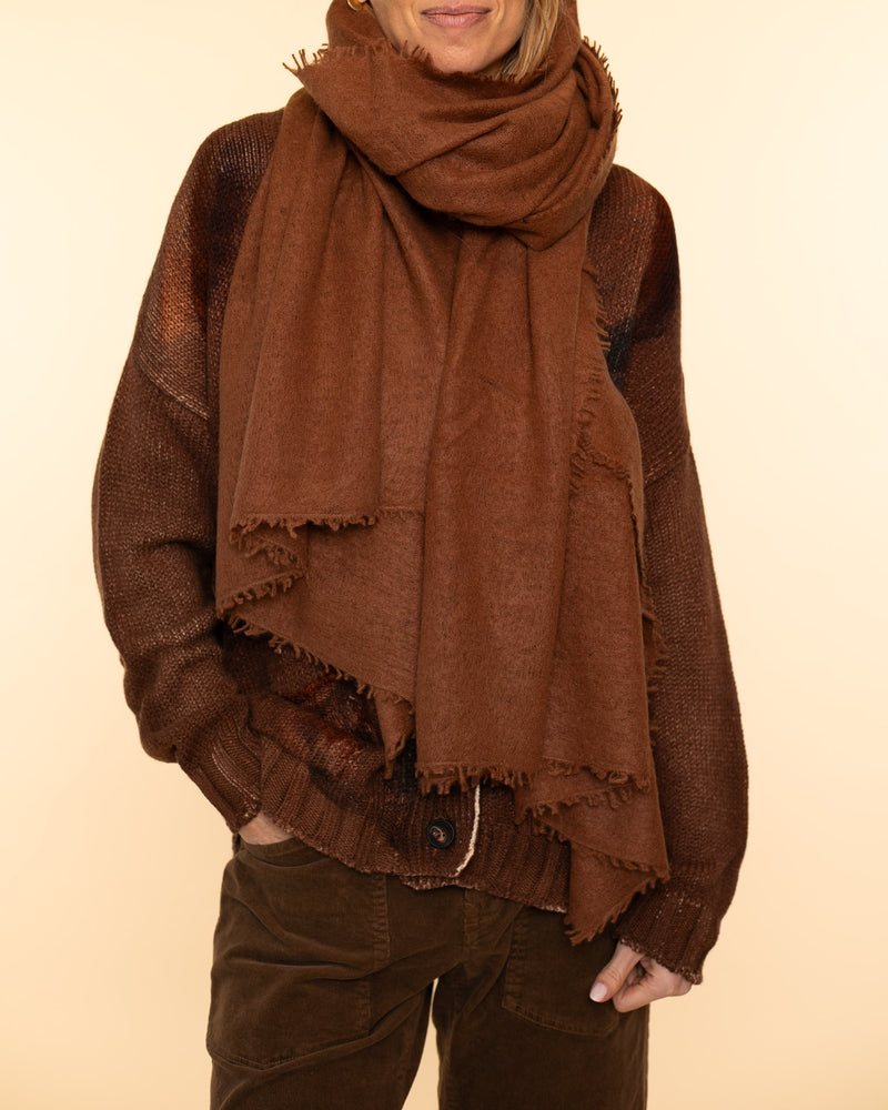 Open Knit Shawl Plain | Willow