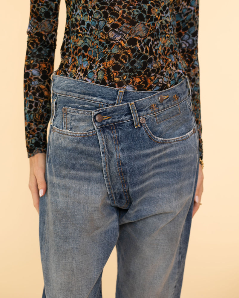 Crossover Jean | Amber Blue