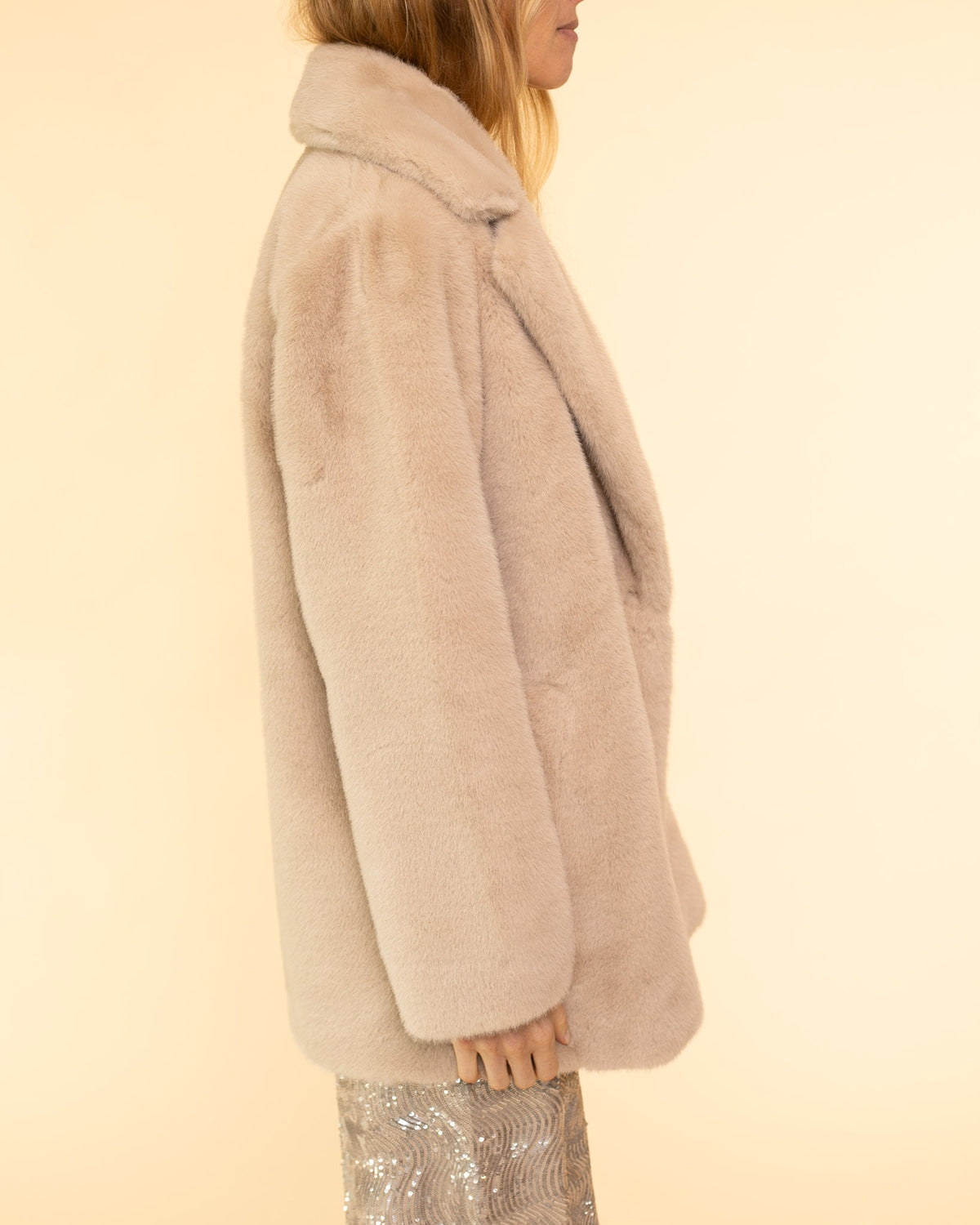 Volker Knitted Coat | Natural