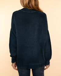 Atlante V Neck Cardigan | Fume