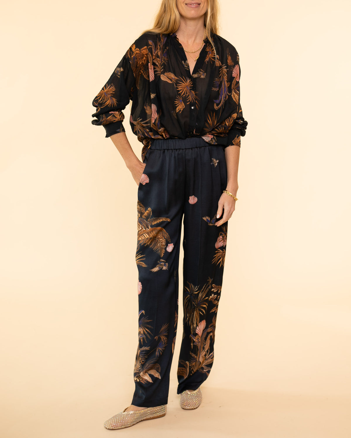 Voile Bohemian Shirt | Notte