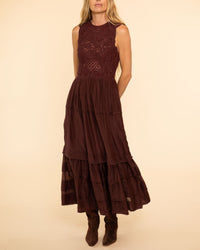 Fleur Dress | Bordeaux