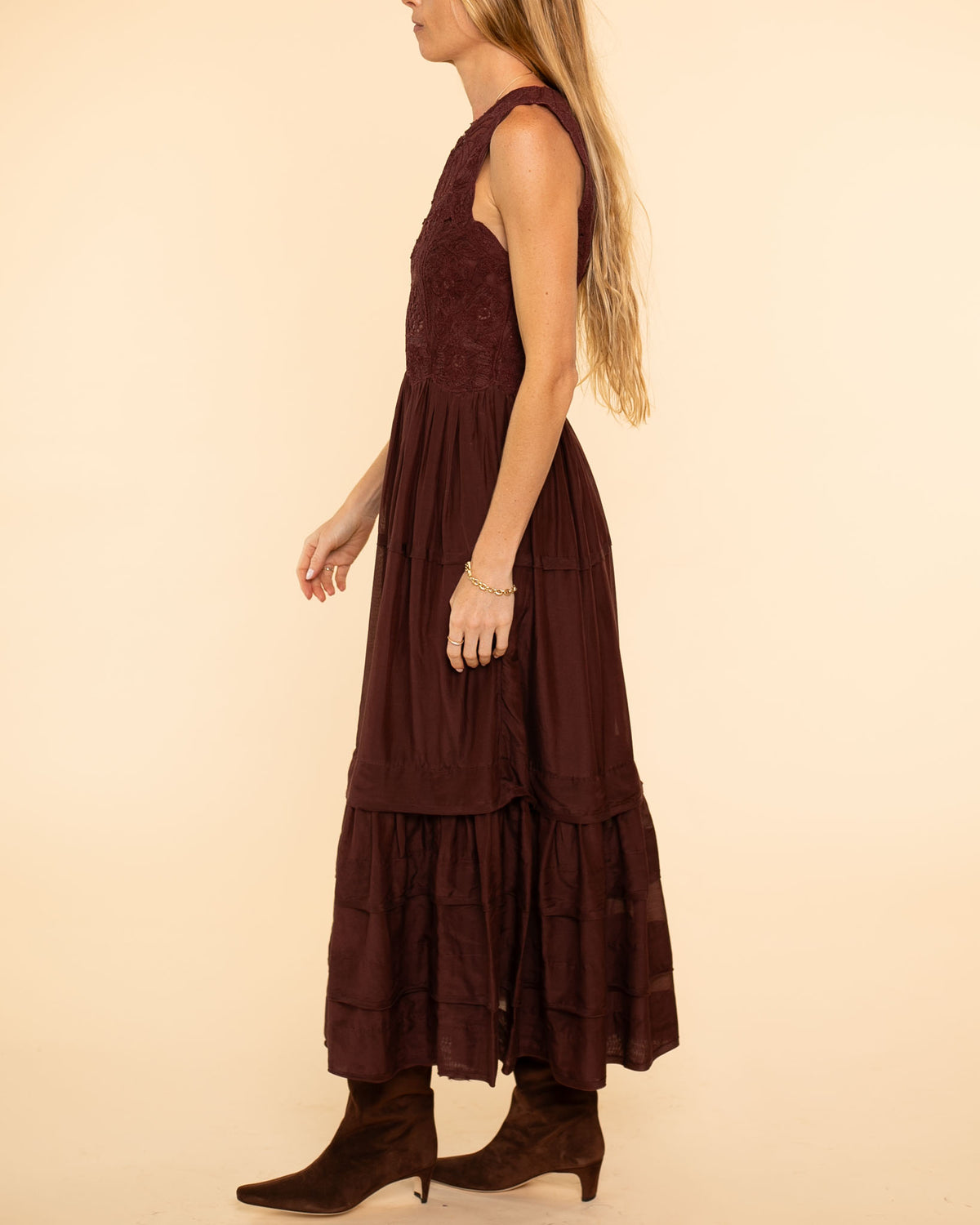 Fleur Dress | Bordeaux