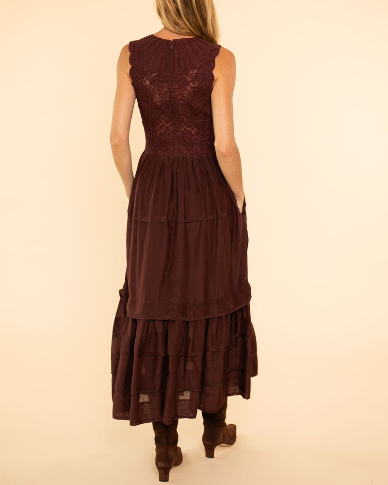 Fleur Dress | Bordeaux