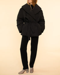 Short Puffer Jacket | Black