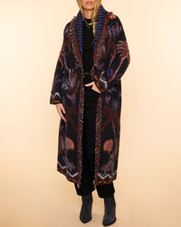 The Sacred Forest Jacquard Coat | Notte