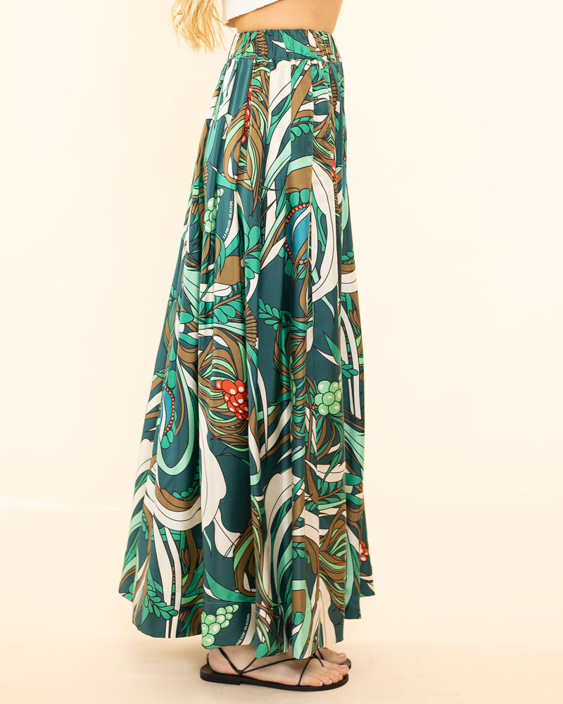 Florence Skirt | Corail Aqua Vert