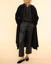 Wrap Coat | Black