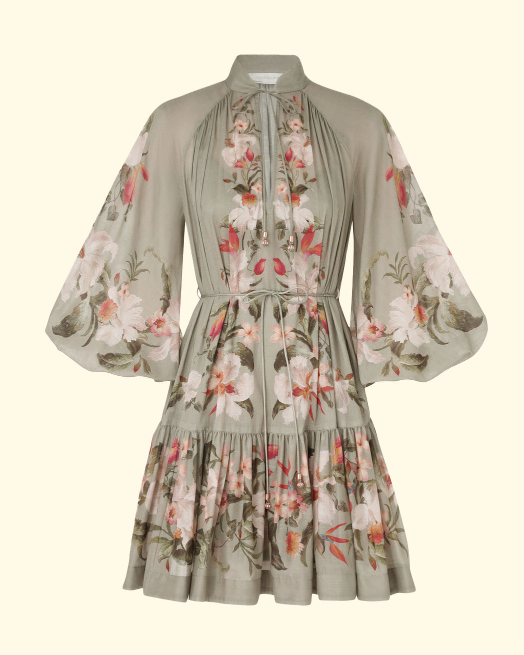Lexi Billow Mini Dress | Sage Palm