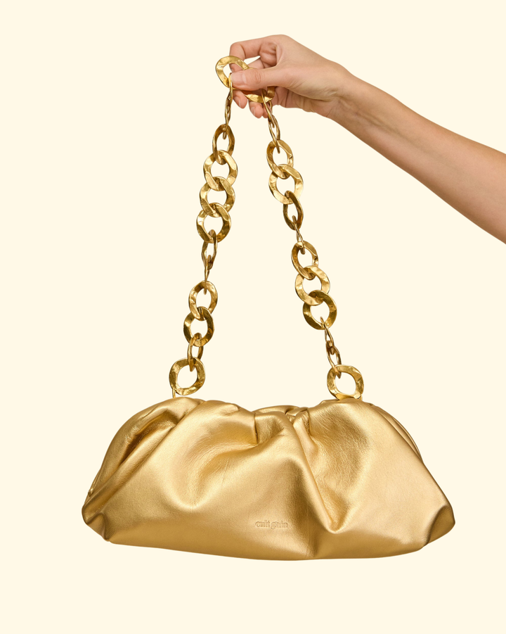 Dulce Shoulder Bag | Brass