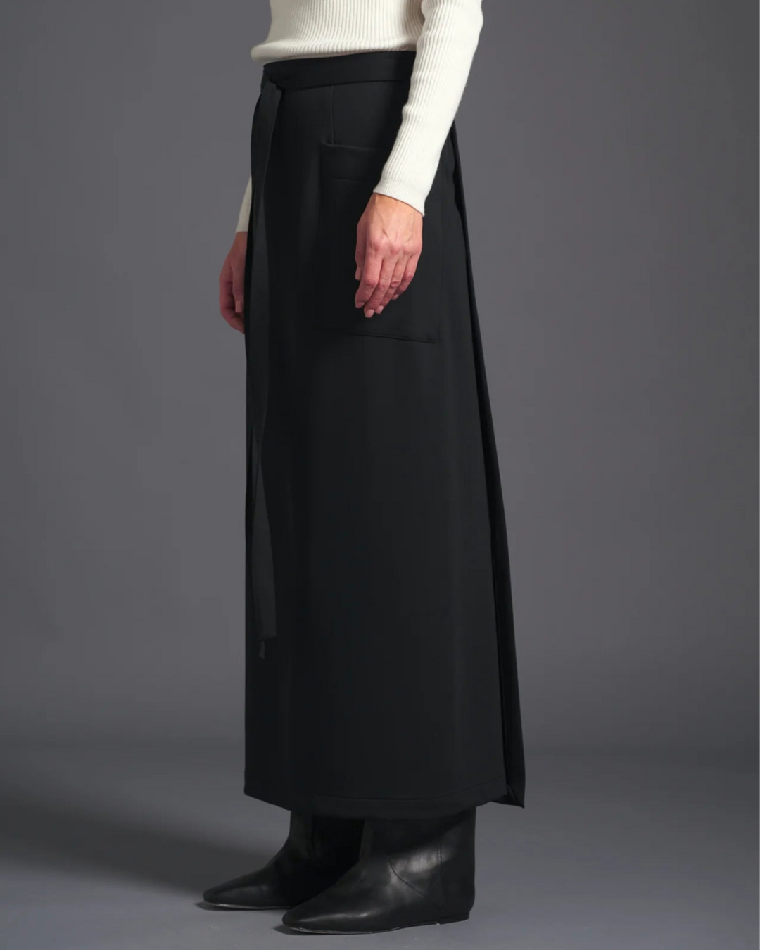 Miranda Wrap Skirt | Black