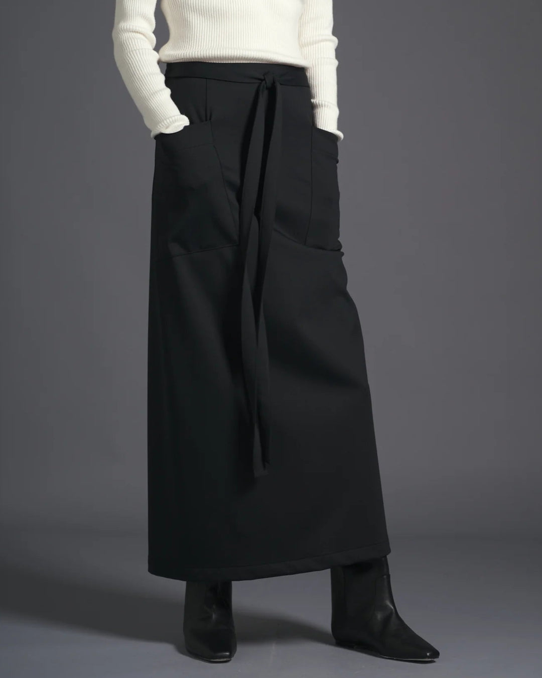 Miranda Wrap Skirt | Black