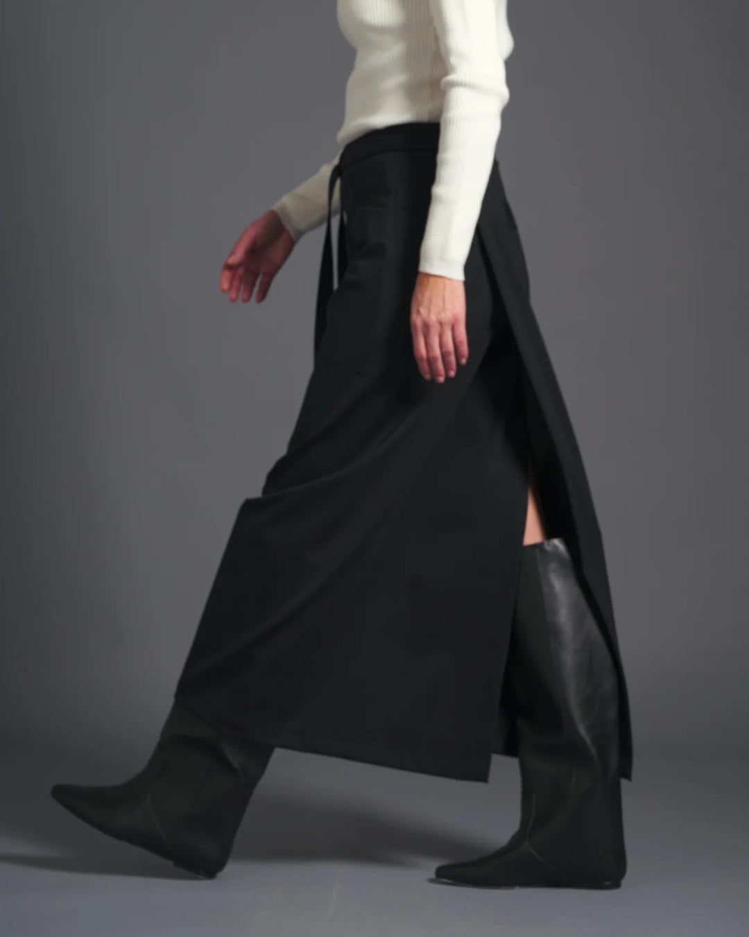 Miranda Wrap Skirt | Black