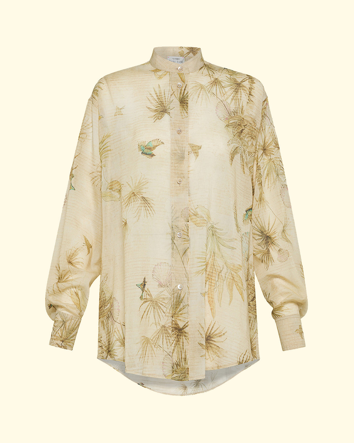 Co/se Voile Grandfather Shirt | Oro