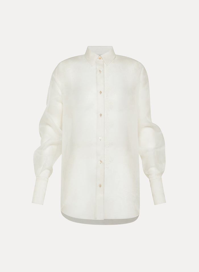 Chic Organza Silk Shirt | Giglio