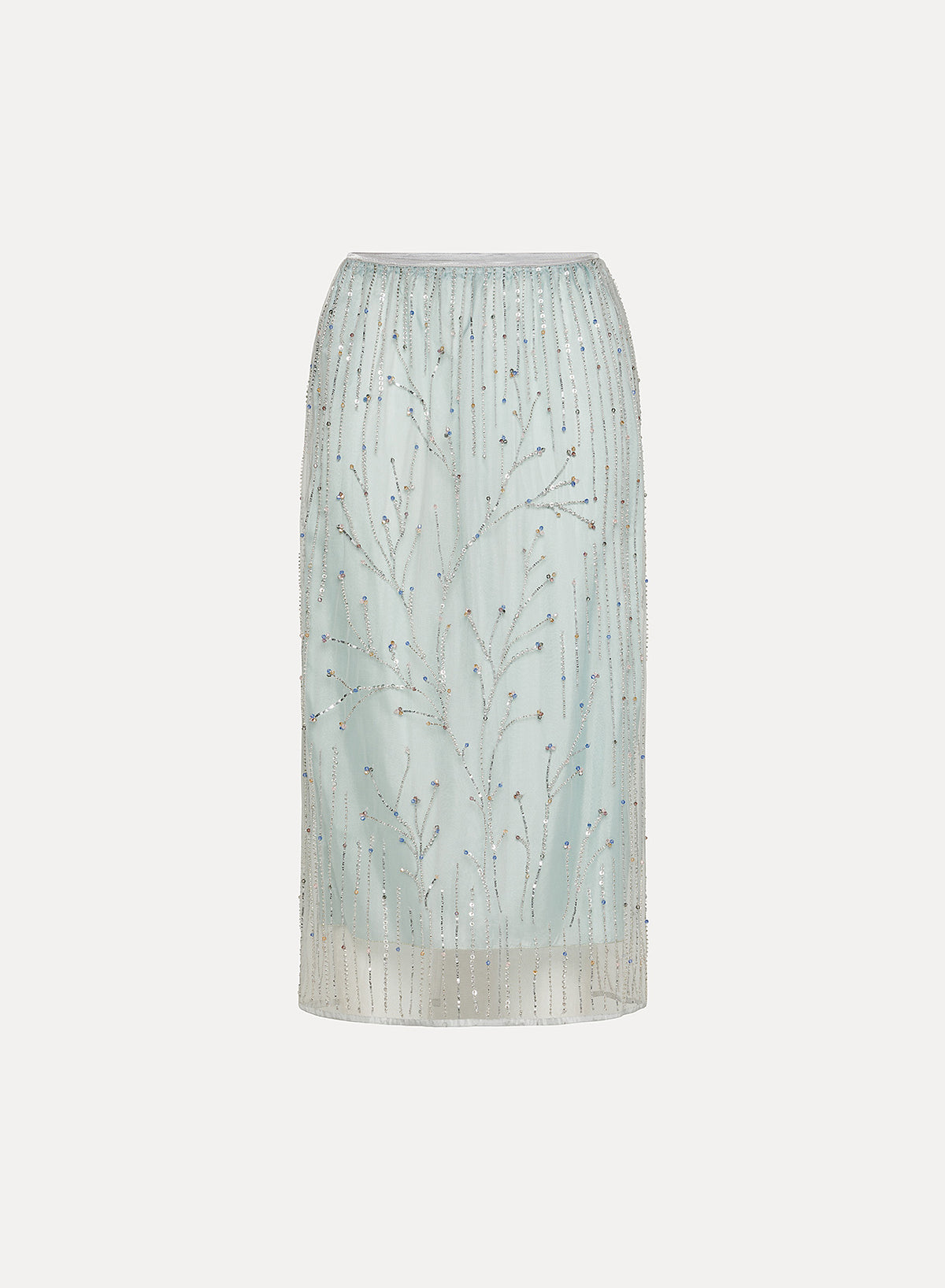 Firefly Embroidery Tulle Skirt with Slip | Firefly