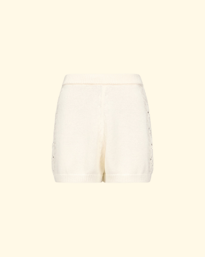 Andel Crochet Shorts | Ivory