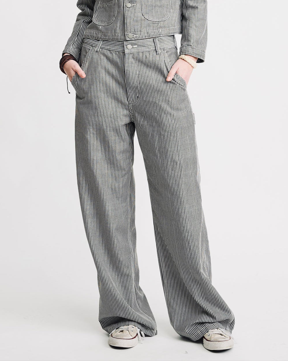 Teri Wide Leg Carpenter Pant | Railroad