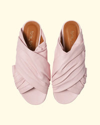 Nappa Leather Flat Sandal | Petalo