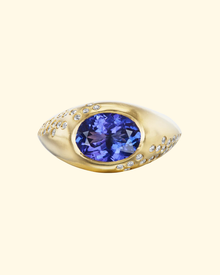 Tanzanite Oval Signet Ring - ONLINE ONLY | PREORDER