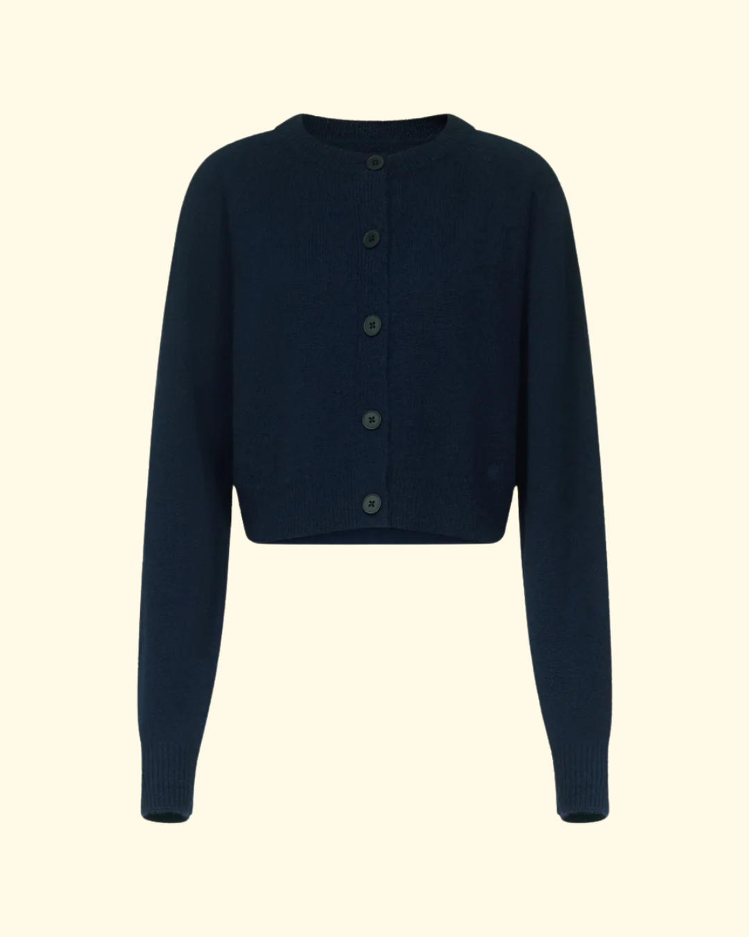 Heike Cropped Cardigan | Navy