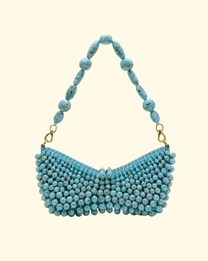 Mercier Clutch | Ibiza Turquoise